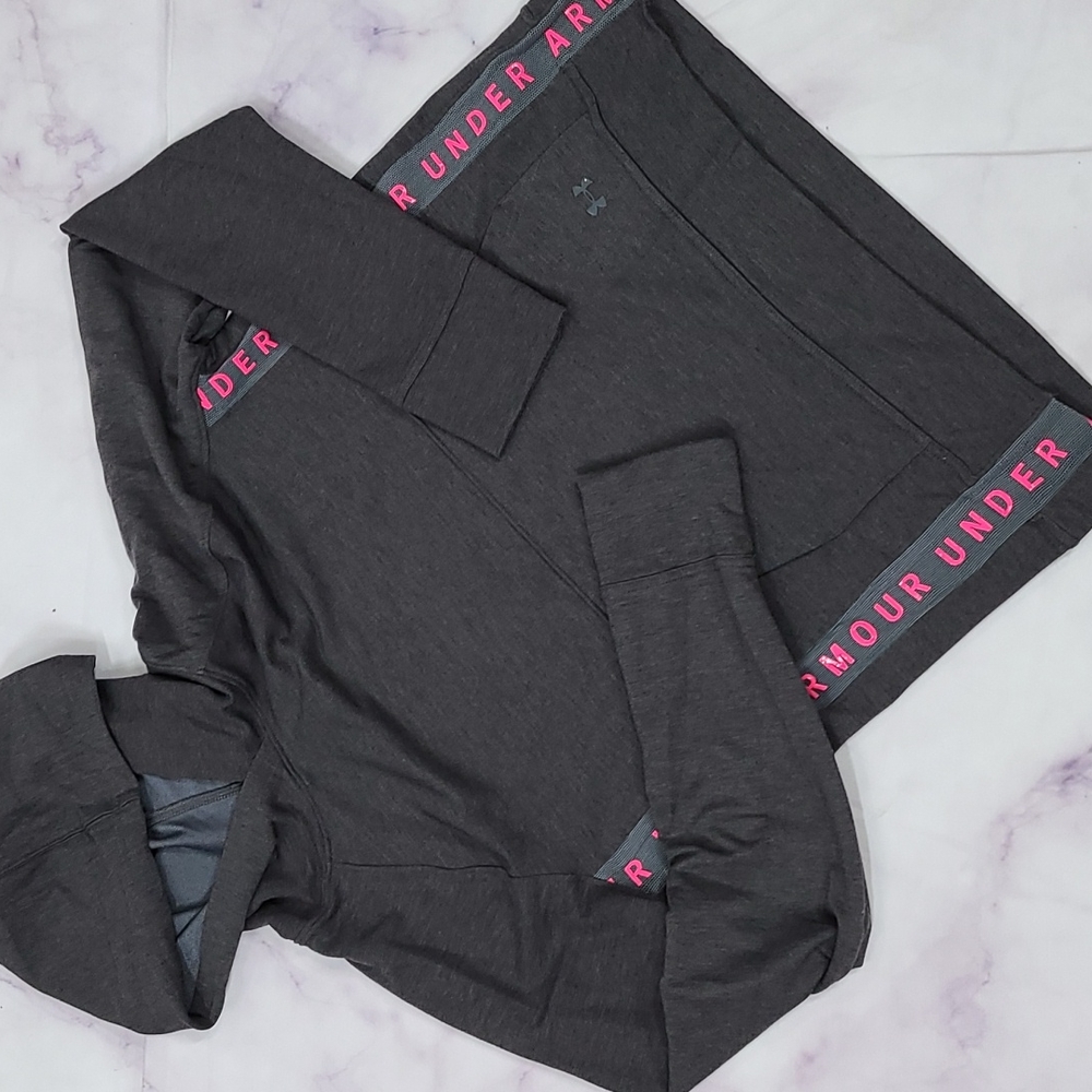 Under Armour Tech Logo Tape Hoodie - Medium - Picture 6 of 14